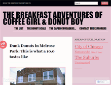 Tablet Screenshot of breakfastadventures.wordpress.com