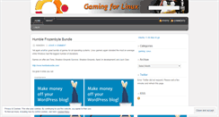 Desktop Screenshot of gamingforlinux.wordpress.com