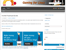 Tablet Screenshot of gamingforlinux.wordpress.com