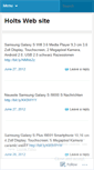 Mobile Screenshot of holtswebsite.wordpress.com