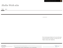 Tablet Screenshot of holtswebsite.wordpress.com