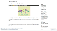 Desktop Screenshot of diskusirumah.wordpress.com