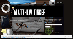 Desktop Screenshot of matthewtinker.wordpress.com