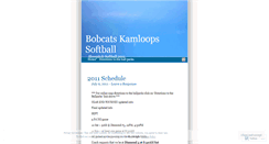 Desktop Screenshot of bobcatsbaseball.wordpress.com