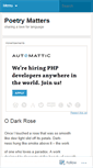 Mobile Screenshot of beginningpoetry.wordpress.com
