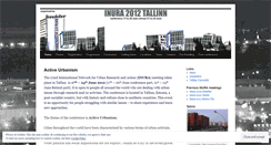 Desktop Screenshot of inura2012tallinn.wordpress.com