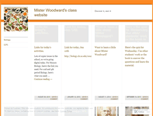 Tablet Screenshot of misterwoodward.wordpress.com