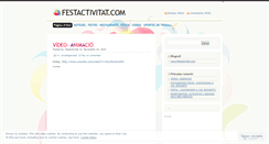 Desktop Screenshot of festactivitat.wordpress.com