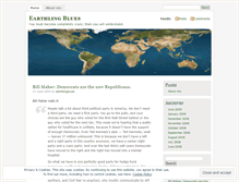 Tablet Screenshot of earthlingblues.wordpress.com