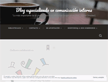 Tablet Screenshot of comunicacioninternaeficaz.wordpress.com