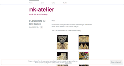 Desktop Screenshot of nkatelier.wordpress.com