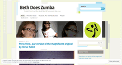 Desktop Screenshot of bethdoeszumba.wordpress.com