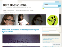 Tablet Screenshot of bethdoeszumba.wordpress.com