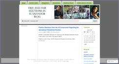 Desktop Screenshot of freeandfairelections.wordpress.com