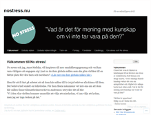 Tablet Screenshot of nostressmain.wordpress.com