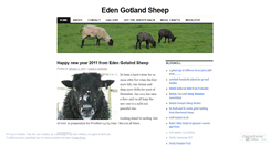 Desktop Screenshot of edengotlandsheep.wordpress.com