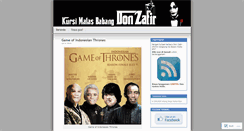 Desktop Screenshot of elzafir.wordpress.com