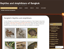 Tablet Screenshot of bangkokherps.wordpress.com