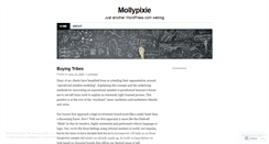 Desktop Screenshot of mollypixie.wordpress.com