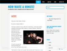 Tablet Screenshot of dwaynewaite.wordpress.com