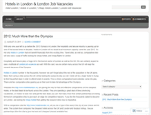 Tablet Screenshot of hotelsinlondonws.wordpress.com