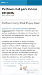 Mobile Screenshot of petparkindoorpetpotty.wordpress.com