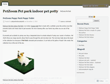 Tablet Screenshot of petparkindoorpetpotty.wordpress.com