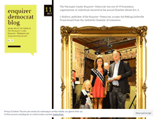Tablet Screenshot of enquirerdemocratblog.wordpress.com