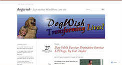 Desktop Screenshot of dogwish.wordpress.com