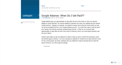 Desktop Screenshot of cstlepin.wordpress.com