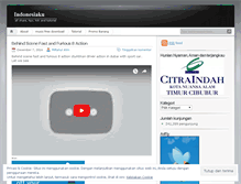 Tablet Screenshot of indonesi4ku.wordpress.com