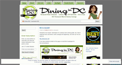 Desktop Screenshot of diningindc.wordpress.com