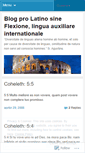 Mobile Screenshot of latinosineflexione.wordpress.com