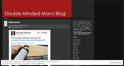 Desktop Screenshot of doublemindedman.wordpress.com