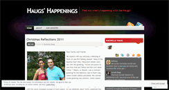 Desktop Screenshot of haugshappenings.wordpress.com