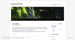 Desktop Screenshot of mapsofme.wordpress.com