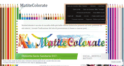 Desktop Screenshot of matitecolorate.wordpress.com