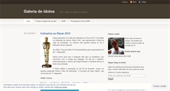 Desktop Screenshot of galeriadeidolos.wordpress.com