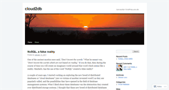 Desktop Screenshot of cloud2db.wordpress.com