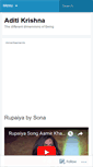 Mobile Screenshot of aditikrishna.wordpress.com