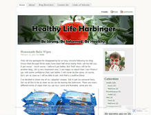 Tablet Screenshot of healthylifeharbinger.wordpress.com