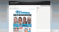 Desktop Screenshot of jornalocotidiano.wordpress.com