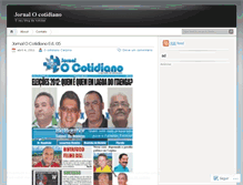 Tablet Screenshot of jornalocotidiano.wordpress.com