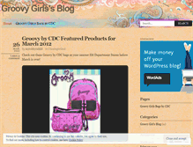 Tablet Screenshot of groovygirls.wordpress.com