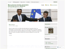 Tablet Screenshot of mediaspolitique.wordpress.com