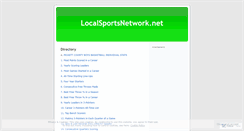 Desktop Screenshot of localsportsnetwork.wordpress.com