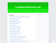 Tablet Screenshot of localsportsnetwork.wordpress.com