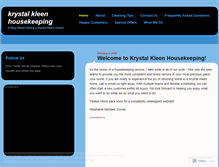 Tablet Screenshot of krystalkleen.wordpress.com
