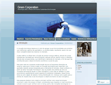 Tablet Screenshot of greencorporation2011.wordpress.com