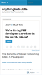 Mobile Screenshot of anythingbutsubtle.wordpress.com